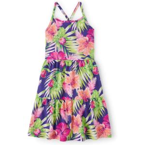 The Children’s Place Girls Sleeveless Strappy Back Summer DressesCasual Dress(Solar Storm)