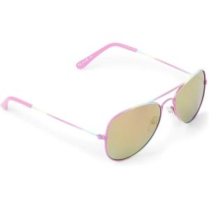The Children’s Place girls Fashion Sunglasses Heart Sunglasses(Rainbow Aviators)