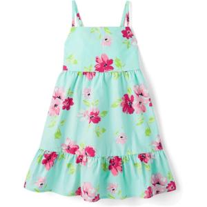 The Children’s Place,Short Sleeve Fashion Dress(Mint Tea)