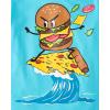 The Children’s Place Boys The Children’s Place Boys Short Sleeve Graphic T- Shirt 3-Pack(Game Zone/Bikers/Cheeseburger)