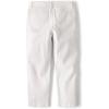 The Children’s Place Boys’ Wide Leg Chino Pants(Soft White)