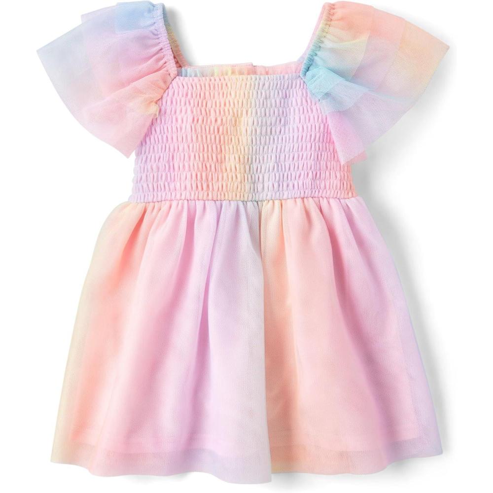 imageThe Childrens Place BabyGirls and Toddler Sleeveless Casual DressesRainbow Flutter