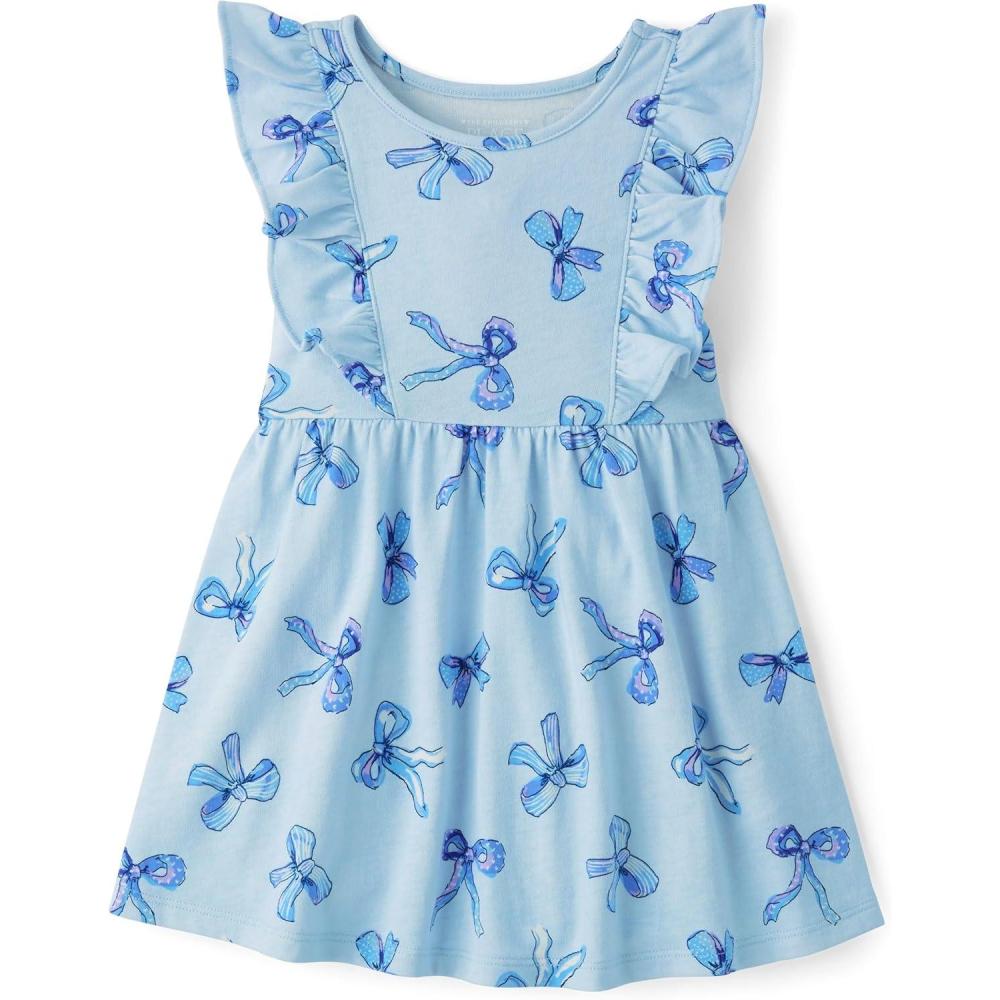 imageThe Childrens Place BabyGirls and Toddler Sleeveless Casual DressesWhirlwind Bows