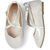 The Children’s Place Baby Girls’ Bunny Ballet Flat(Silver Sparkle)