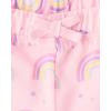 The Children’s Place Baby Girls’ and Toddler Assorted Knit Shorts(Rainbow 4-pack)