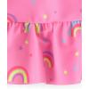 The Children’s Place Boys and Toddler Short Sleeve Rashguard Swimset(Rainbow Pink)