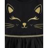 The Children’s Place baby girls Heart Mesh Tutu Dress(Black Cat)