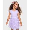 The Children’s Place baby girls Heart Mesh Tutu Dress(Loveable Flower Mesh)