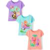 The Children’s Place Baby-Boys and Toddler School Days Short Sleeve Graphic T-Shirts,multipacks(Dinos/Dinos Treehouse/Dino Canoe 3-pack)