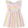 The Children’s Place Baby-Girls and Toddler Sleeveless Casual Dresses(Rainbow Stripes)