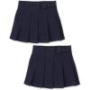 The Children’s Place Toddler Girls’ Uniform Bow Pleated Skort(Tidal 2-pack)