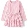 The Children’s Place baby girls Heart Mesh Tutu Dress(Floral Pink)