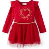 The Children’s Place baby girls Heart Mesh Tutu Dress(Love)