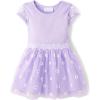 The Children’s Place baby girls Heart Mesh Tutu Dress(Loveable Flower Mesh)