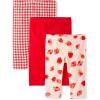 and Toddler Capri Leggings, Multipacks(Cupids Arrow 3-pack)