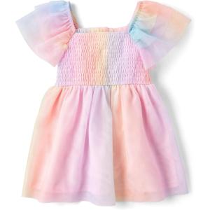 The Children’s Place Baby-Girls and Toddler Sleeveless Casual Dresses(Rainbow Flutter)