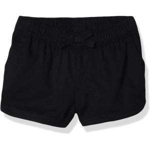 The Children’s Place Baby-Girls and Toddler Twill Pull on Shorts(Black)