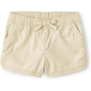 The Children’s Place Baby-Girls and Toddler Twill Pull on Shorts(Straw Hat)