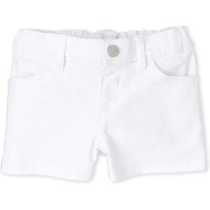The Children’s Place Baby-Girls and Toddler Twill Pull on Shorts(White)