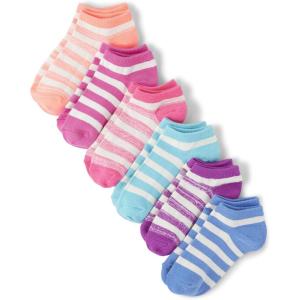 The Children’s Place Girls Ankle Socks Variety Pack(Black/White/Grey 6-pack)