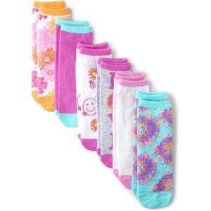 The Children’s Place Girls Ankle Socks Variety Pack(Love 6-pack)