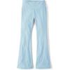 The Children’s Place Girls’ High Rise Flare Leggings(Chalk Blue Rib)