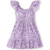The Children’s Place,Girls,Casual Smocked Dress,SleevelessLavender Tea,X-Large