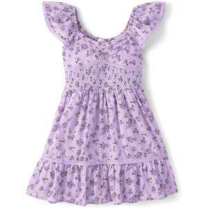 The Children’s Place,Girls,Casual Smocked Dress,SleevelessLavender Tea,X-Large