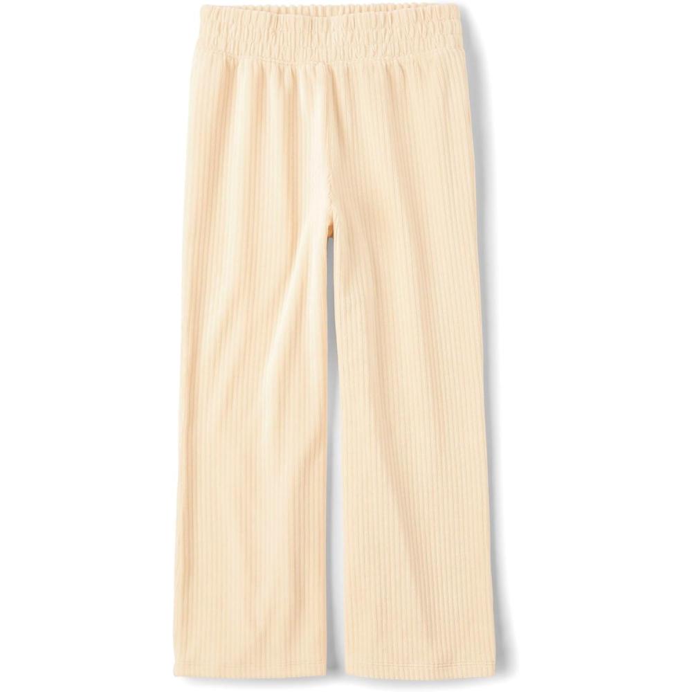 imageThe Childrens Place Girls Active Wide Leg PantsFrappe Velour