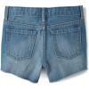 Denim Shortie Shorts(Relaxed Dahlia)