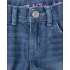 Denim Shortie Shorts(Ruby Frayed Seam)