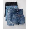 The Children’s Place Girls Twill Skimmer Shorts(Peony Wash)