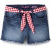 Denim Shortie Shorts(Brooke Wash)