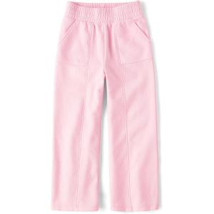 The Children’s Place Girls Active Wide Leg Pants(Light Pink Fleece)