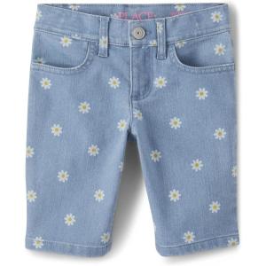 The Children’s Place Girls Twill Skimmer Shorts(Peony Wash)