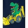 The Children’s Place Baby-Boys and Toddler Dino Short Sleeve Graphic T-Shirts,multipacks(Dino Construction 3-pack)