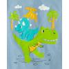 The Children’s Place Baby-Boys and Toddler Dino Short Sleeve Graphic T-Shirts,multipacks(Dinos 3-pack)