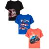 The Children’s Place Baby Boys’ Graphic T-Shirts (3-Pack)(Fire Truck/Truck/Cars)