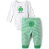 The Children’s Place Unisex Baby And Newborn My First St. Patrick’s Day 2 Piece Set(My First St. Patrick’s Day)