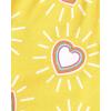 The Children’s Place Girls’ 100% Cotton Short Sleeve Top and Pants,2 Piece Pajama Set(Stripe Tank/Love 2-pack)