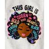 The Children’s Place Girls’ 100% Cotton Short Sleeve Top and Pants,2 Piece Pajama Set(This Girl)
