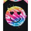 The Children’s Place girls Long Sleeve Top and Pants,2 Piece Pajama Set(Retro Happy Face)