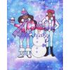 The Children’s Place girls Long Sleeve Top and Pants,2 Piece Pajama Set(Winter Snow)