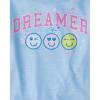 The Children’s Place girls Short Sleeve Top and Pants,2 Piece Pajama Set(Dreamer)