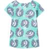 The Children’s Place girls Short Sleeve Top and Pants,2 Piece Pajama Set(Unicorn Graphic)