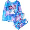 The Children’s Place girls Long Sleeve Top and Pants,2 Piece Pajama Set(Winter Snow)