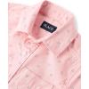 The Children’s Place boys Short Sleeve Button Up Shirt(Lt Plum)