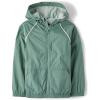 The Children’s Place,Boys,Active Long Sleeve Contrast Windbreaker Jacket,Norway Spruce,Medium