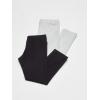 The Children’s Place Baby Girls’ Capri Leggings 2 Pack(Black/Smoke Grey 2-pack)