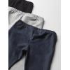 The Children’s Place Baby Girls’ Capri Leggings(Black/Smoke Grey/Indigo)